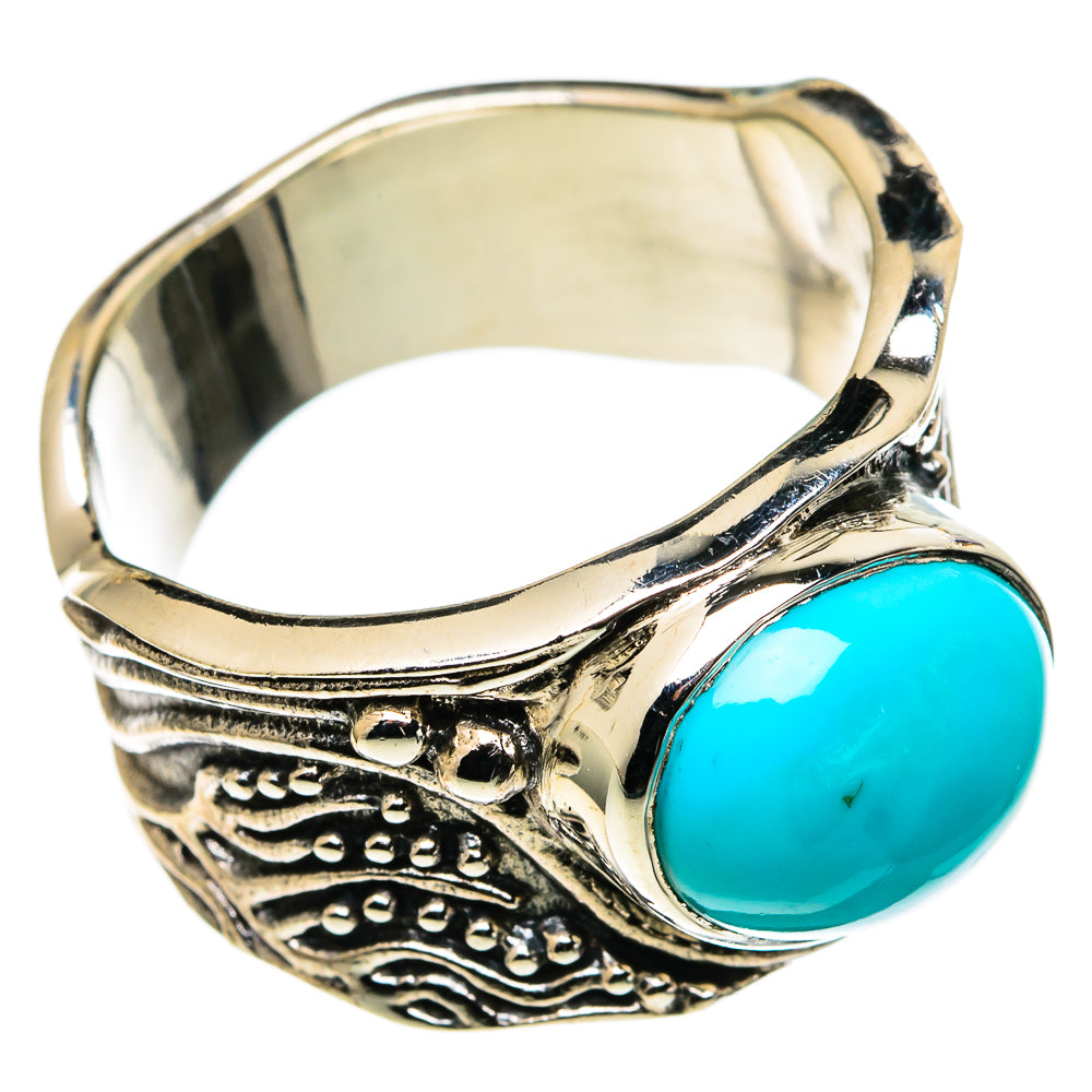 Sleeping Beauty Turquoise Rings handcrafted by Anasilvercos - RING99600