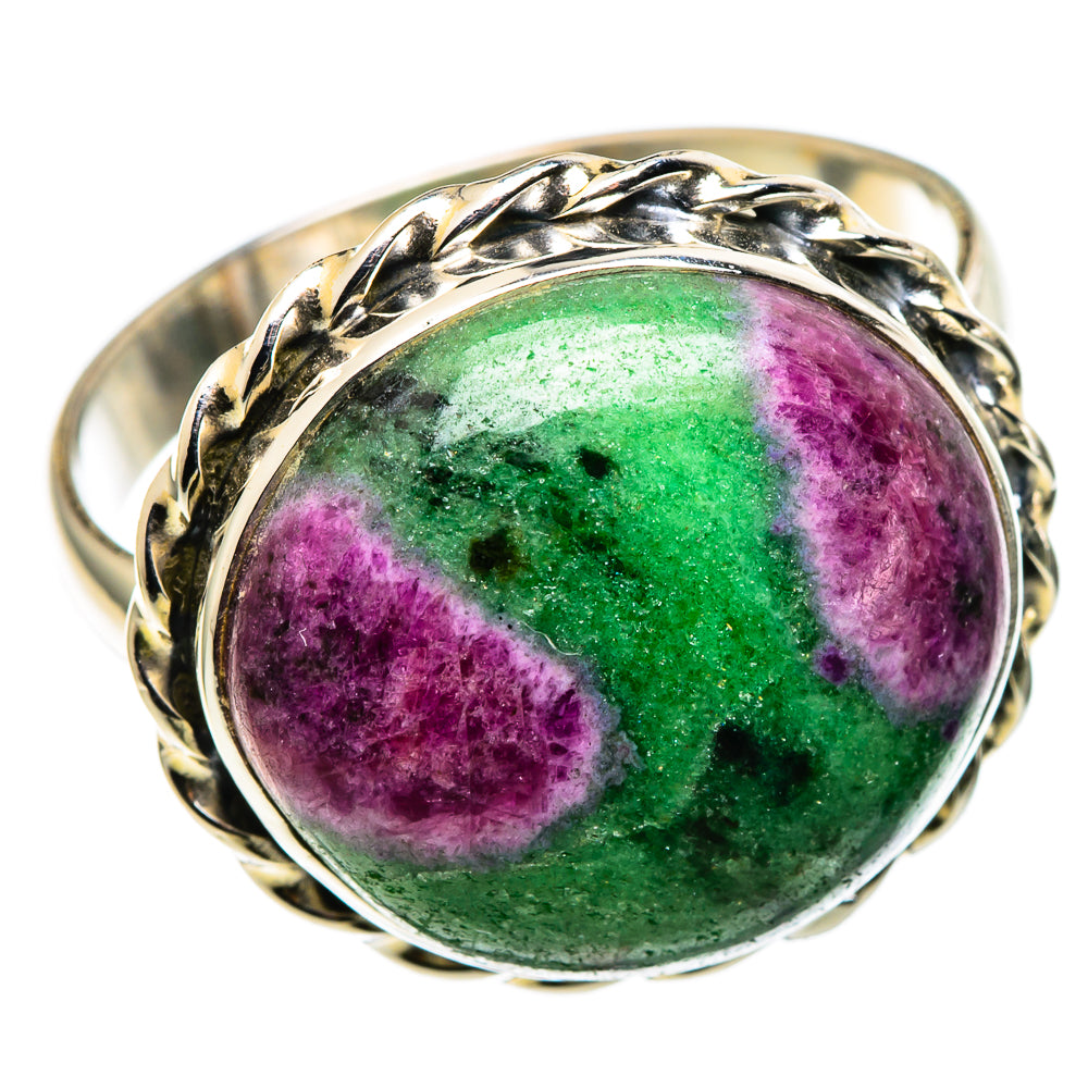 Ruby Zoisite Rings handcrafted by Anasilvercos - RING99602