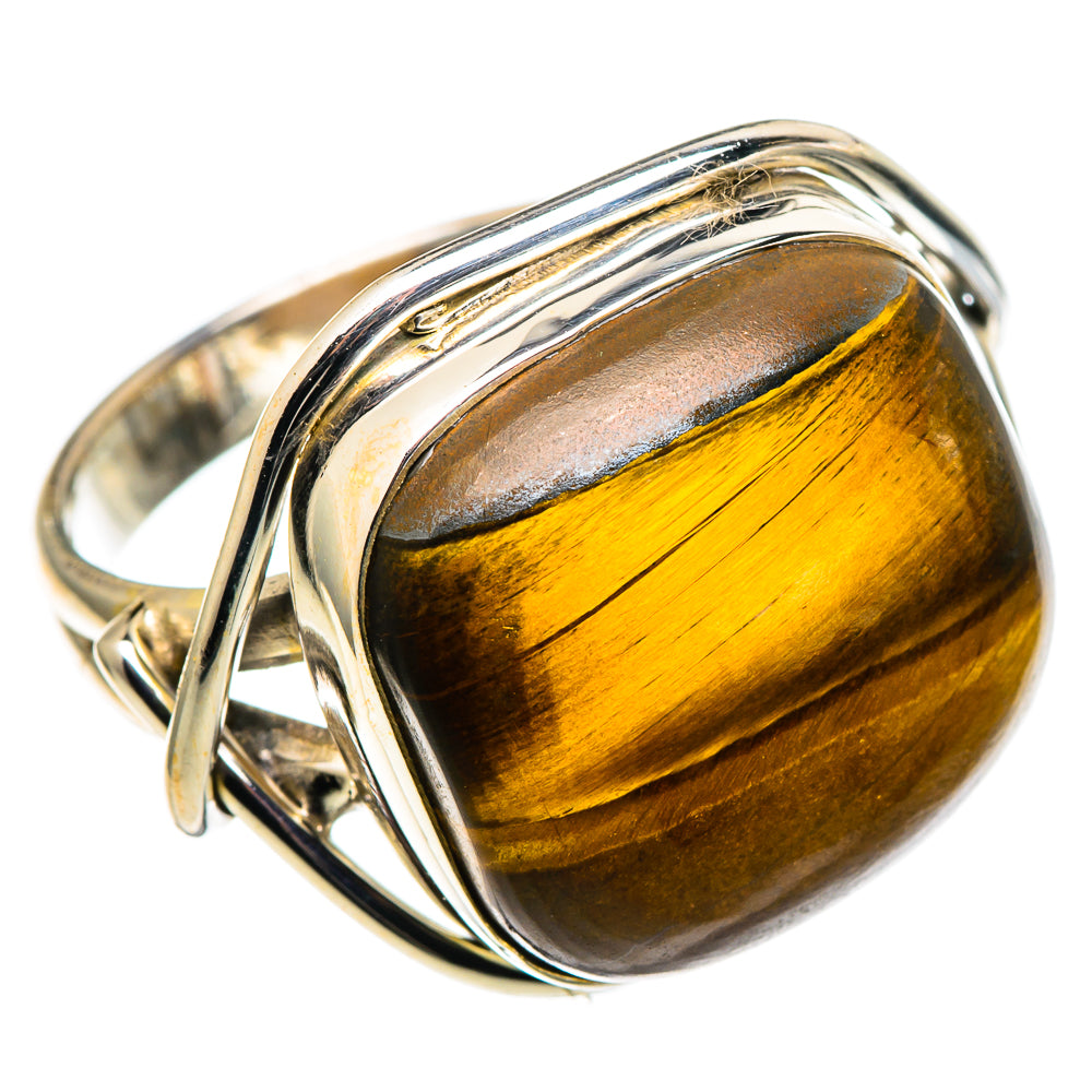Tiger Eye Rings handcrafted by Anasilvercos - RING99604