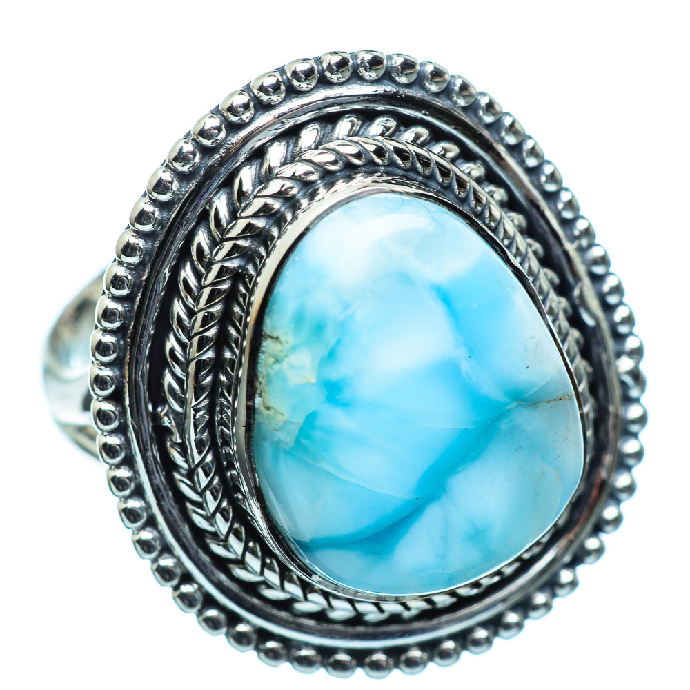 Larimar Rings handcrafted by Anasilvercos - RING996121