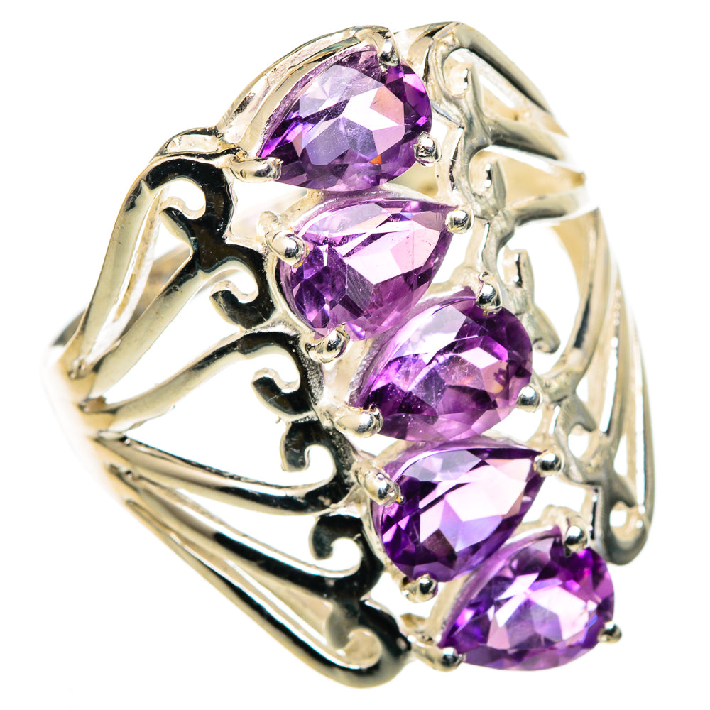 Amethyst Rings handcrafted by Anasilvercos - RING99621