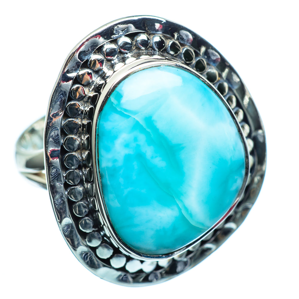 Larimar Rings handcrafted by Anasilvercos - RING996241