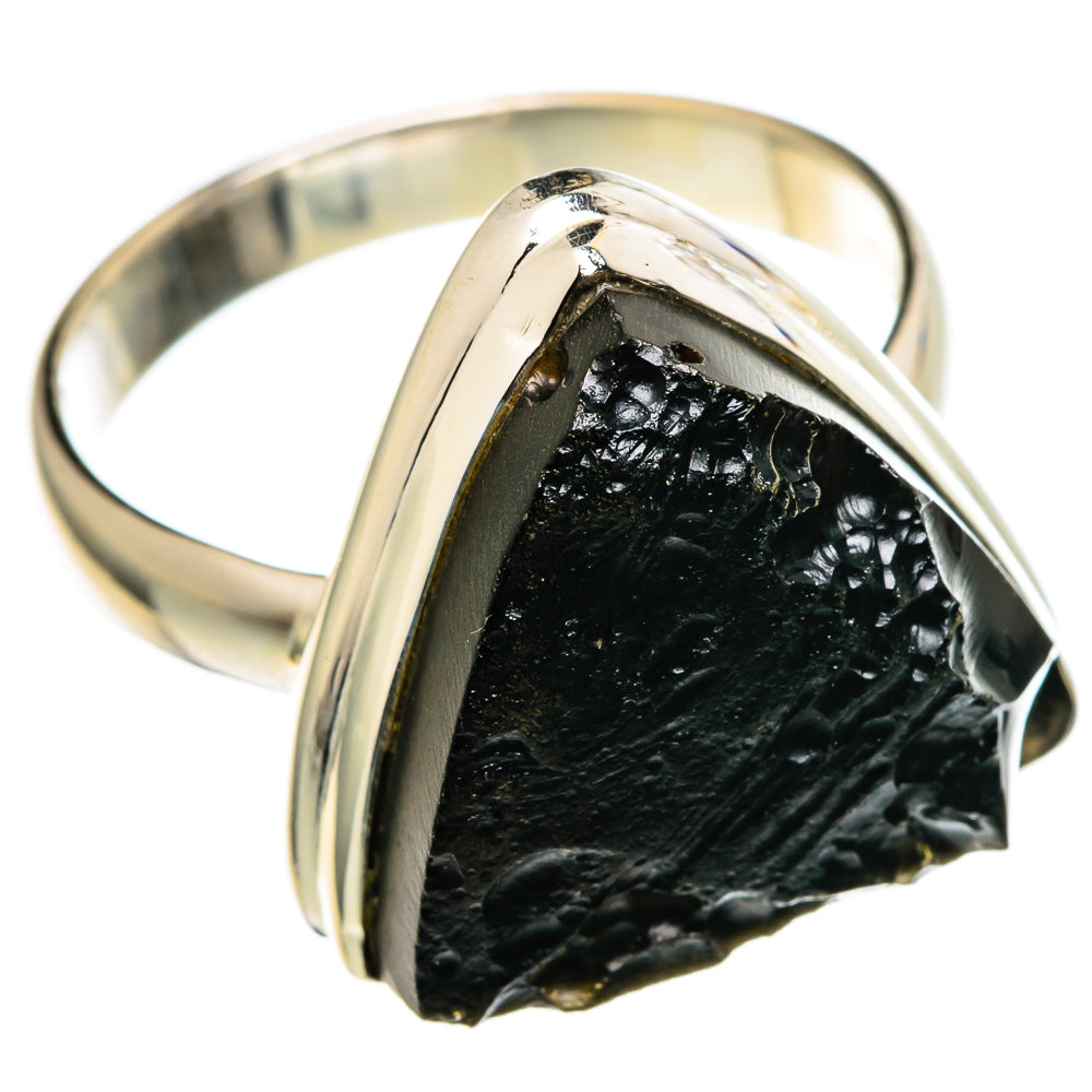 Tektite Rings handcrafted by Anasilvercos - RING99624