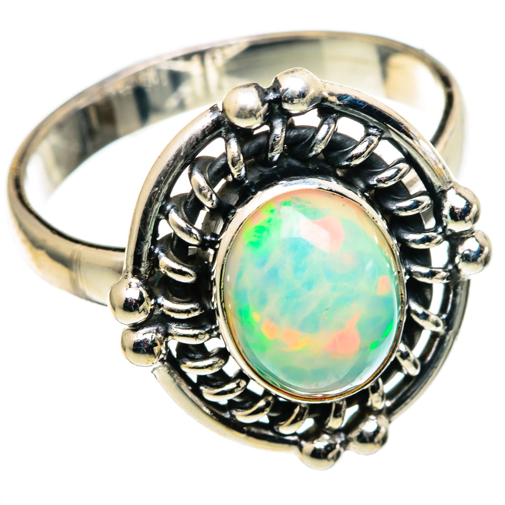 Ethiopian Opal Rings handcrafted by Anasilvercos - RING99632