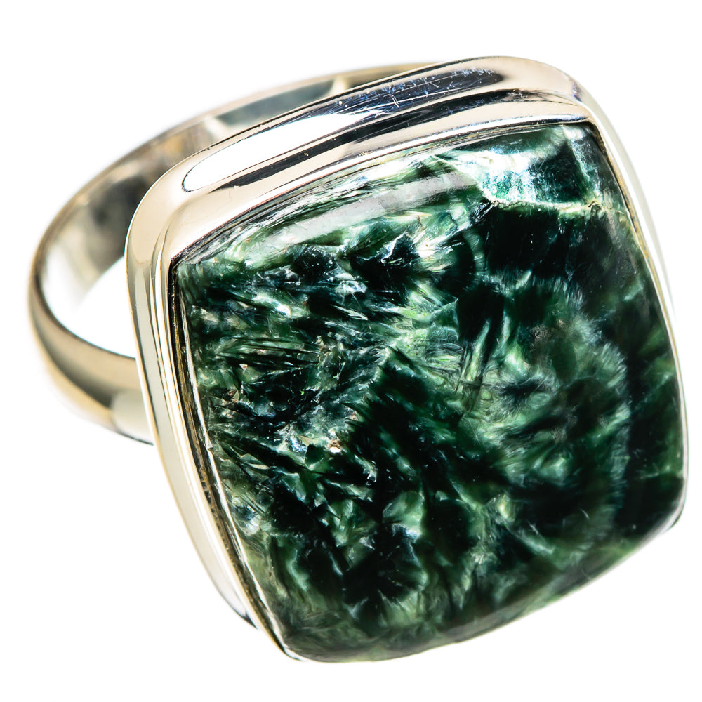 Seraphinite Rings handcrafted by Anasilvercos - RING99641 - Photo 2