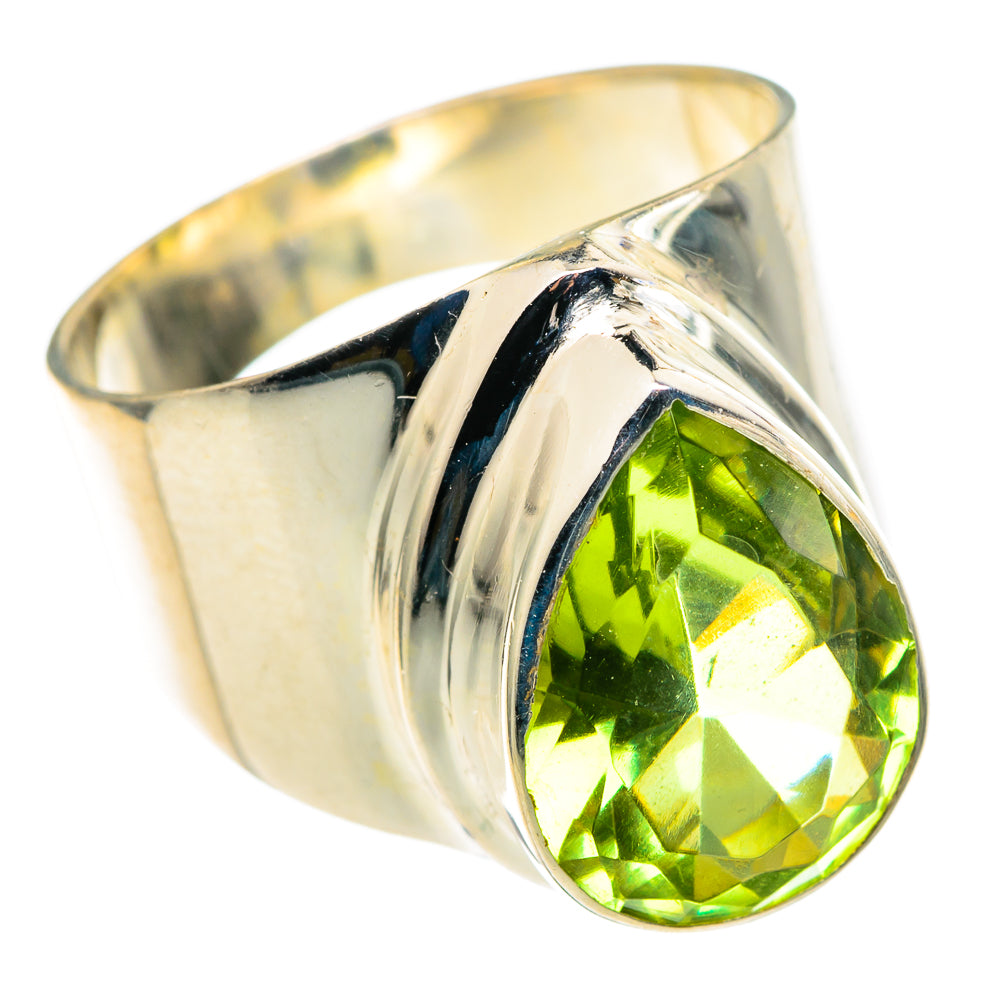 Peridot Rings handcrafted by Anasilvercos - RING99643