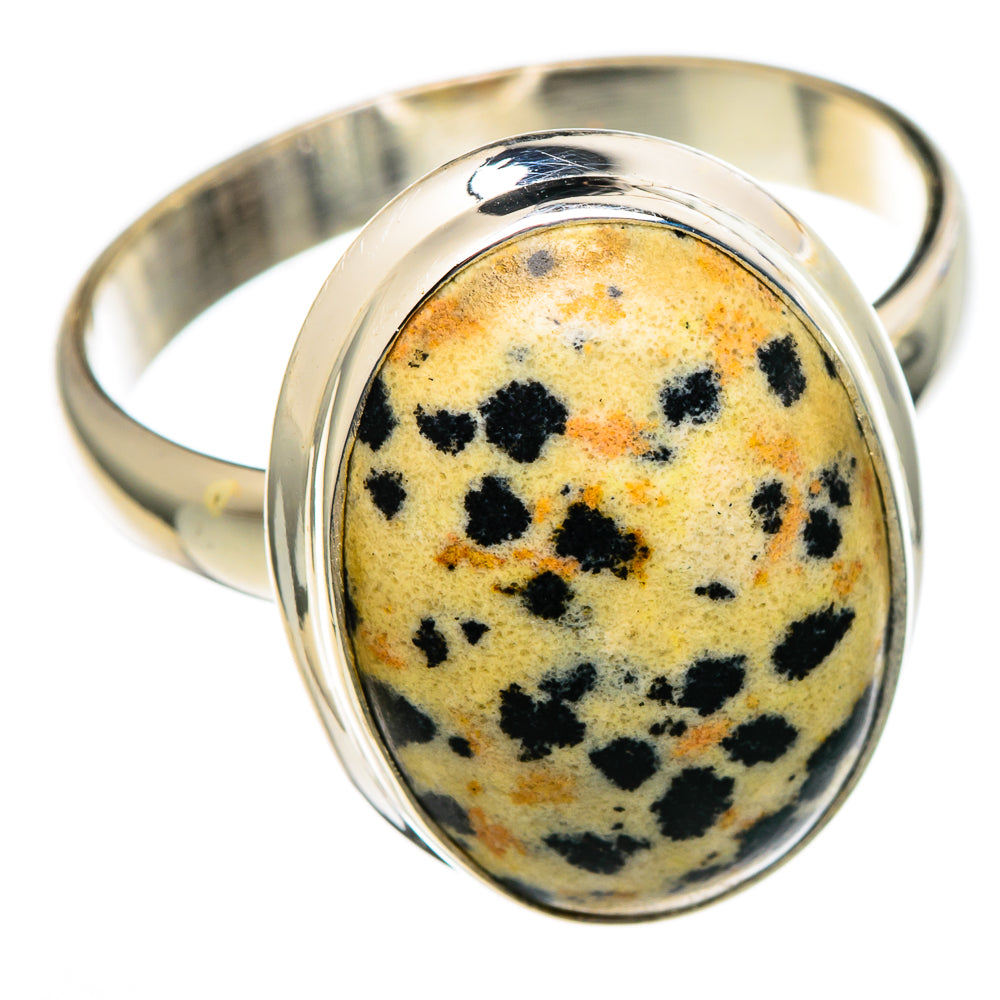 Dalmatian Jasper Rings handcrafted by Anasilvercos - RING99644 - Photo 2