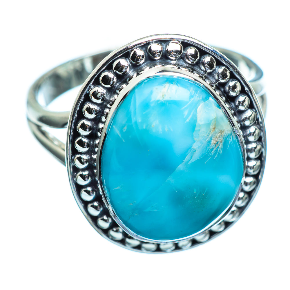 Larimar Rings handcrafted by Anasilvercos - RING996442