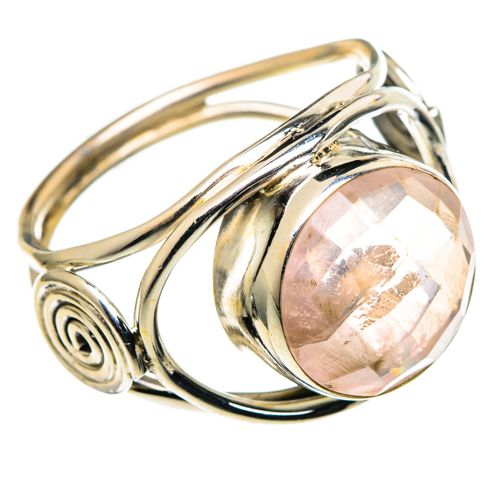 Rose Quartz Rings handcrafted by Anasilvercos - RING99652