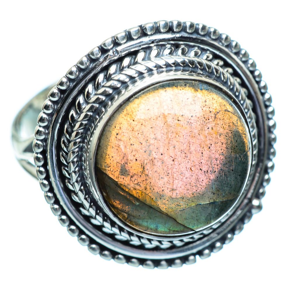 Labradorite Rings handcrafted by Anasilvercos - RING996567