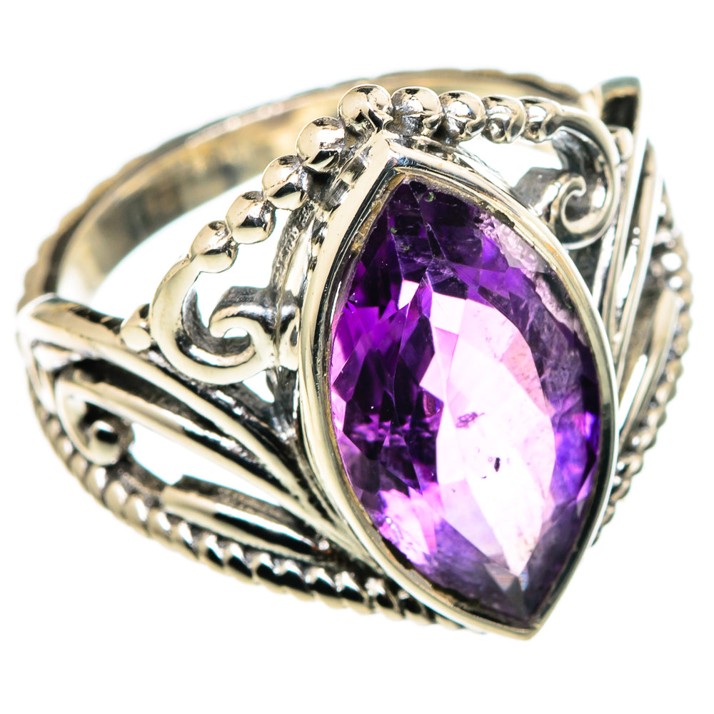 Amethyst Rings handcrafted by Anasilvercos - RING99659
