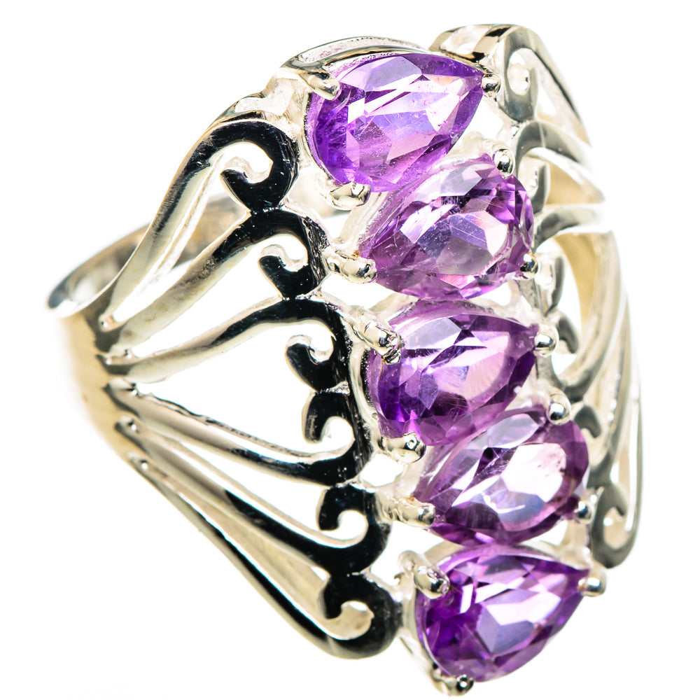 Amethyst Rings handcrafted by Anasilvercos - RING99662