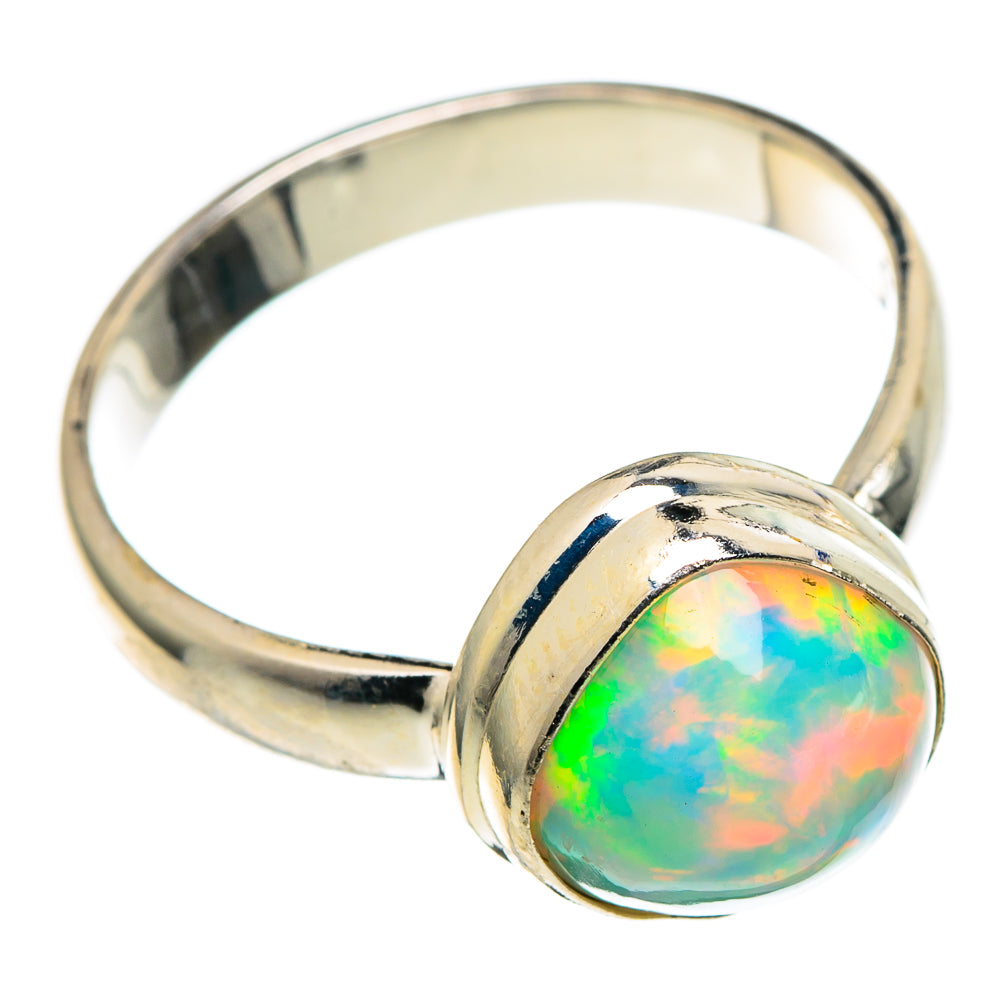 Ethiopian Opal Rings handcrafted by Anasilvercos - RING99668