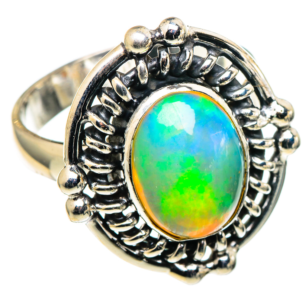 Ethiopian Opal Rings handcrafted by Anasilvercos - RING99669