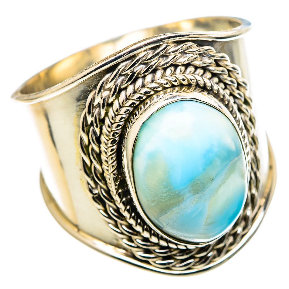 Larimar Rings handcrafted by Anasilvercos - RING99670