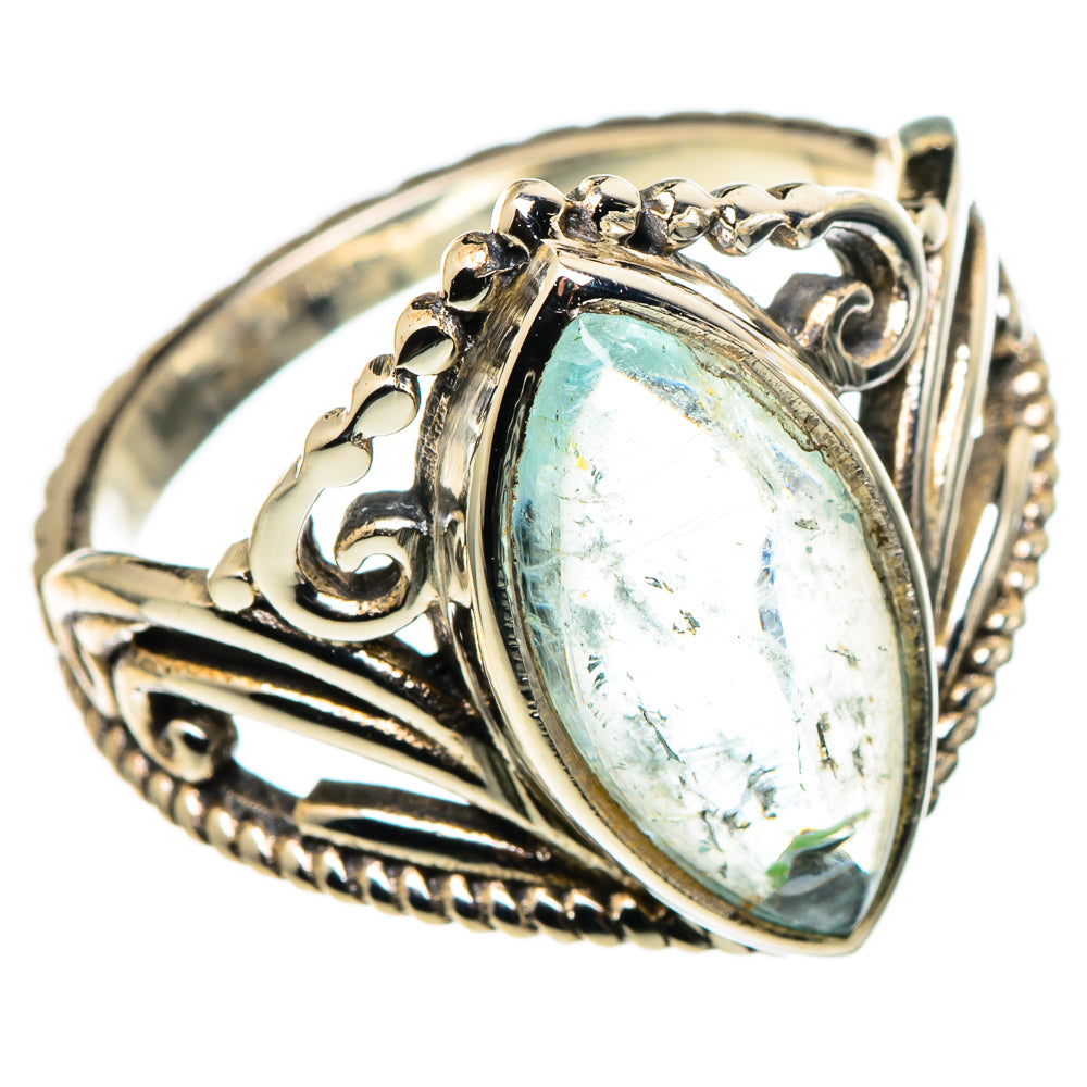 Aquamarine Rings handcrafted by Anasilvercos - RING99673