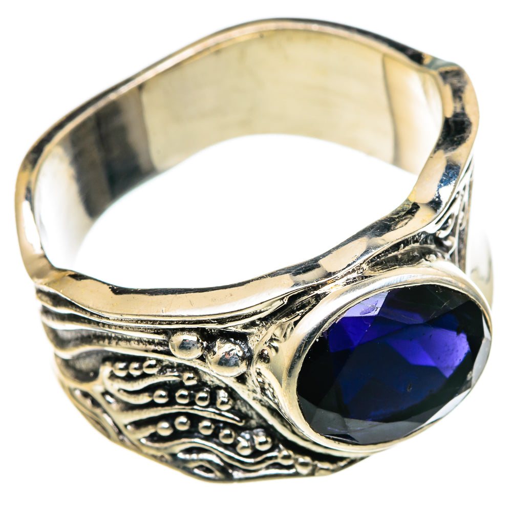 Violet Spinel Rings handcrafted by Anasilvercos - RING99674