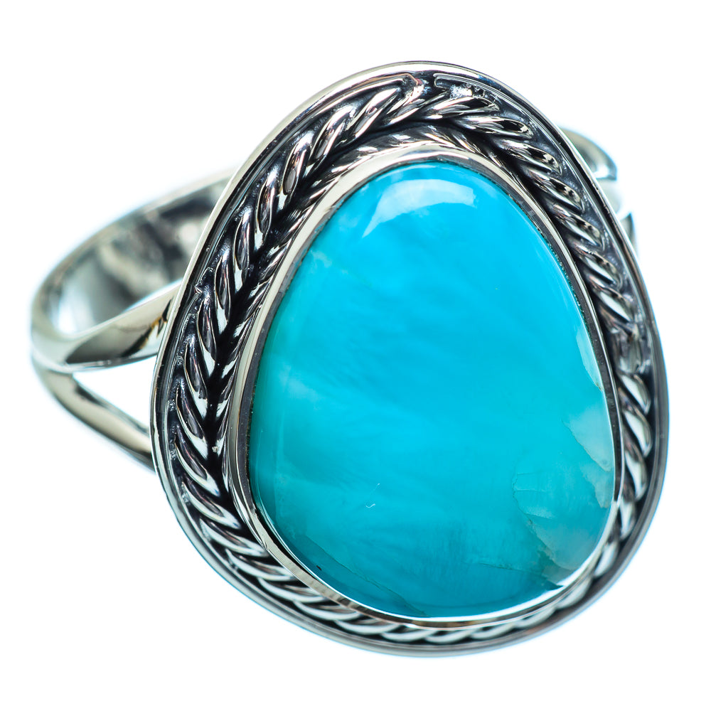 Larimar Rings handcrafted by Anasilvercos - RING996817