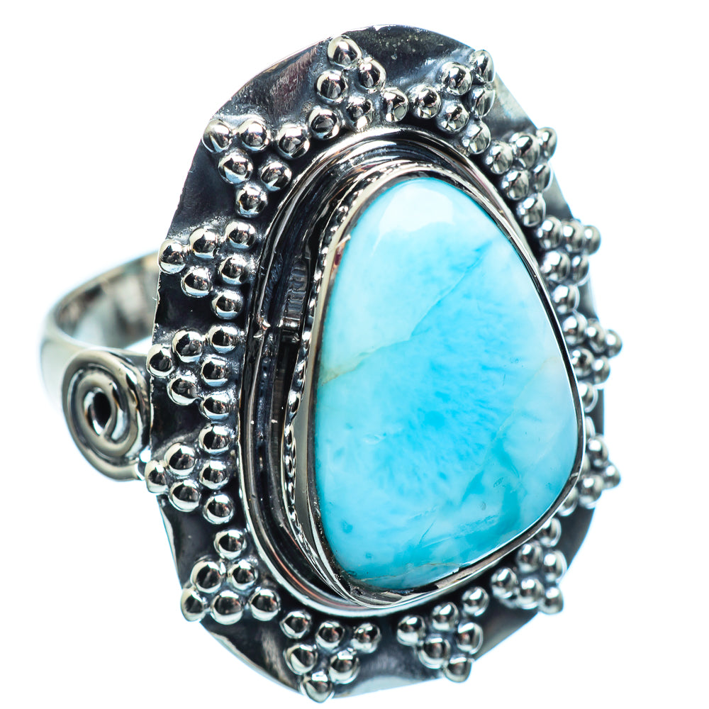 Larimar Rings handcrafted by Anasilvercos - RING996894