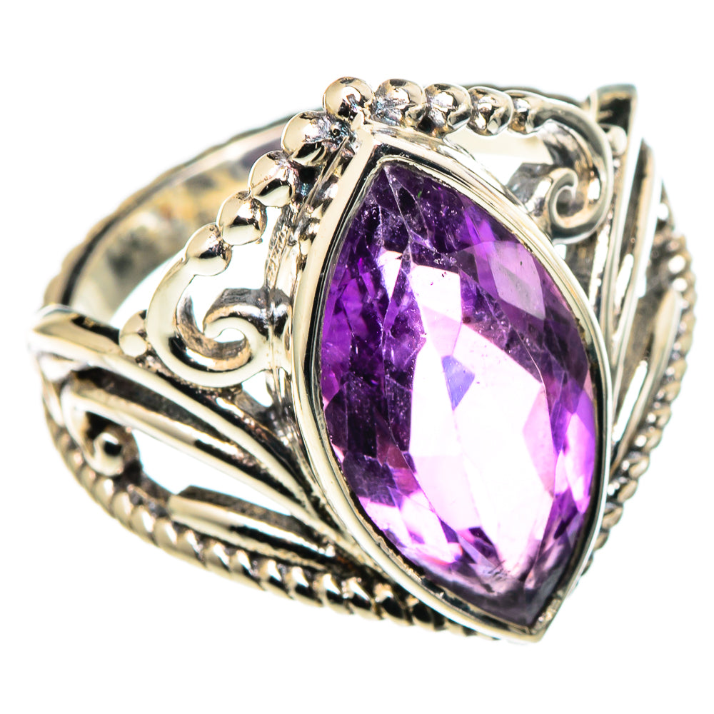 Amethyst Rings handcrafted by Anasilvercos - RING99700