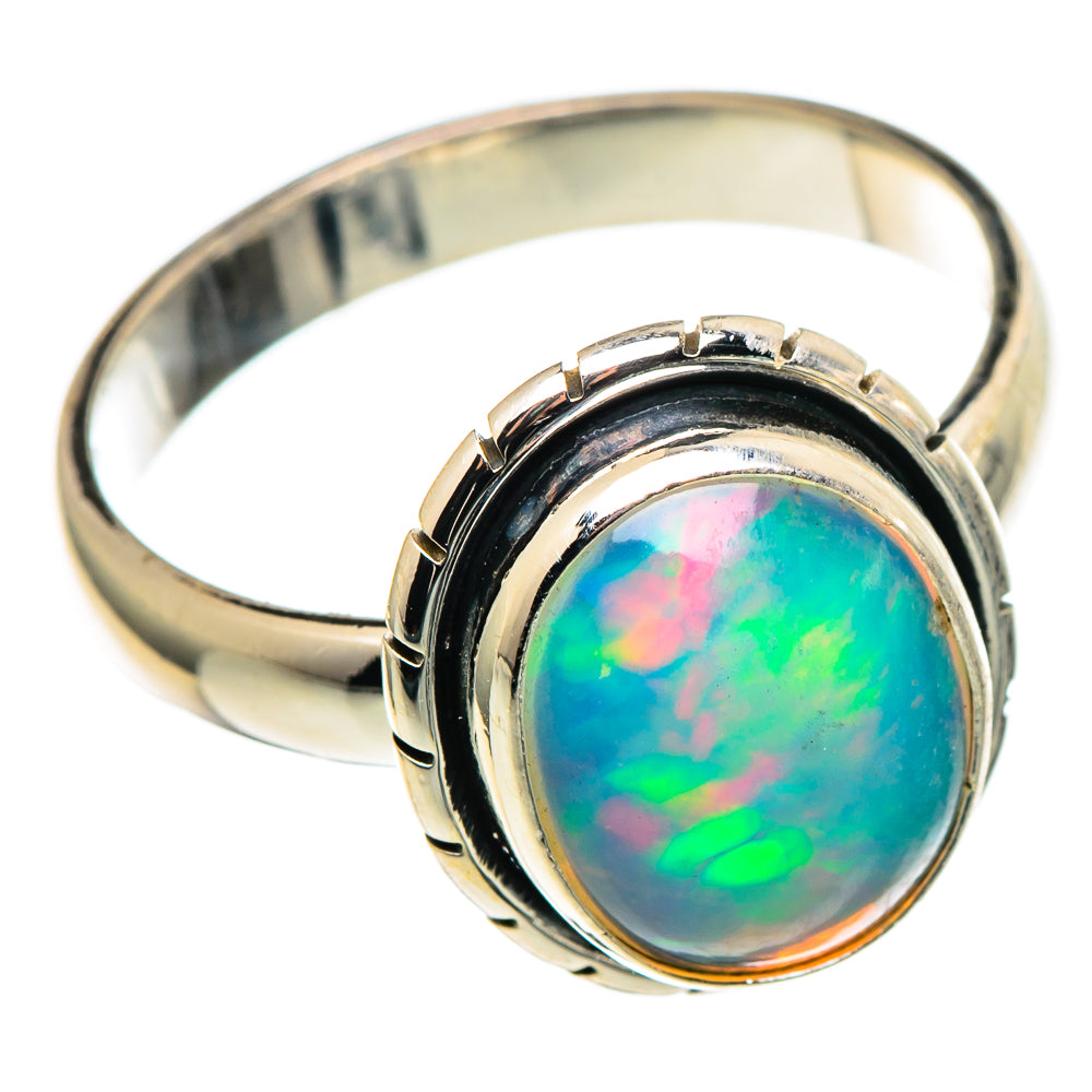 Ethiopian Opal Rings handcrafted by Anasilvercos - RING99709