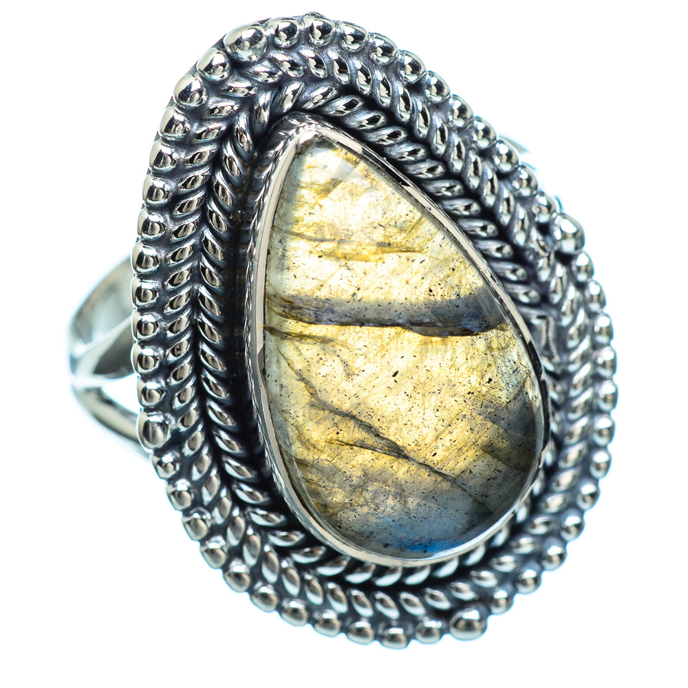 Labradorite Rings handcrafted by Anasilvercos - RING997128