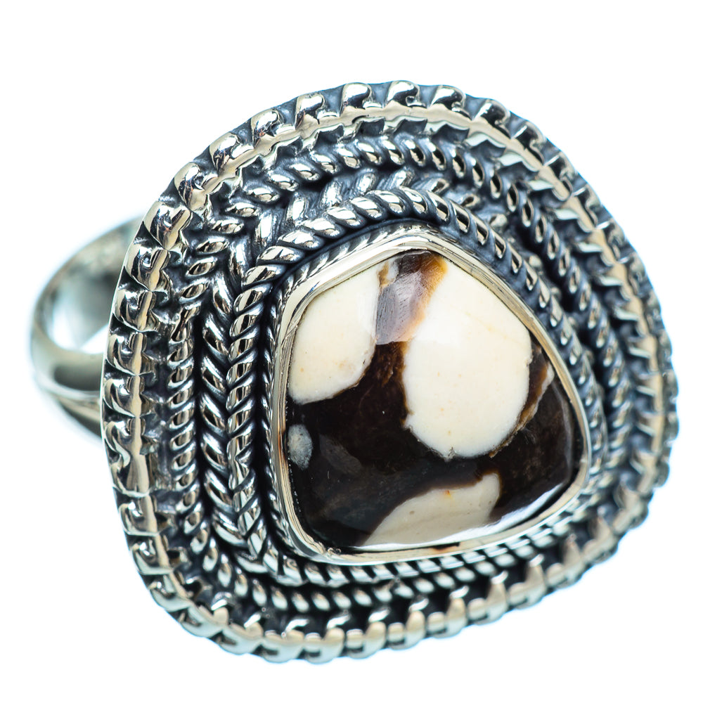 Peanut Wood Jasper Rings handcrafted by Anasilvercos - RING997135
