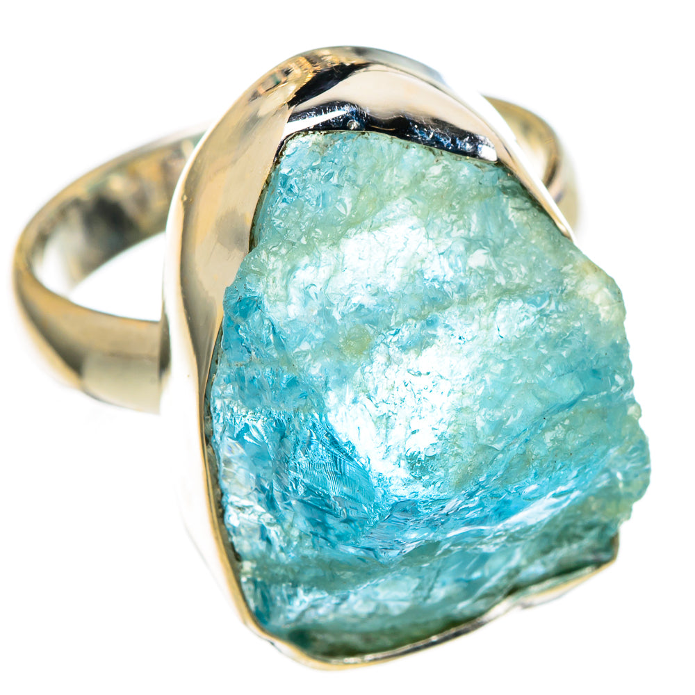 Aquamarine Rings handcrafted by Anasilvercos - RING99715