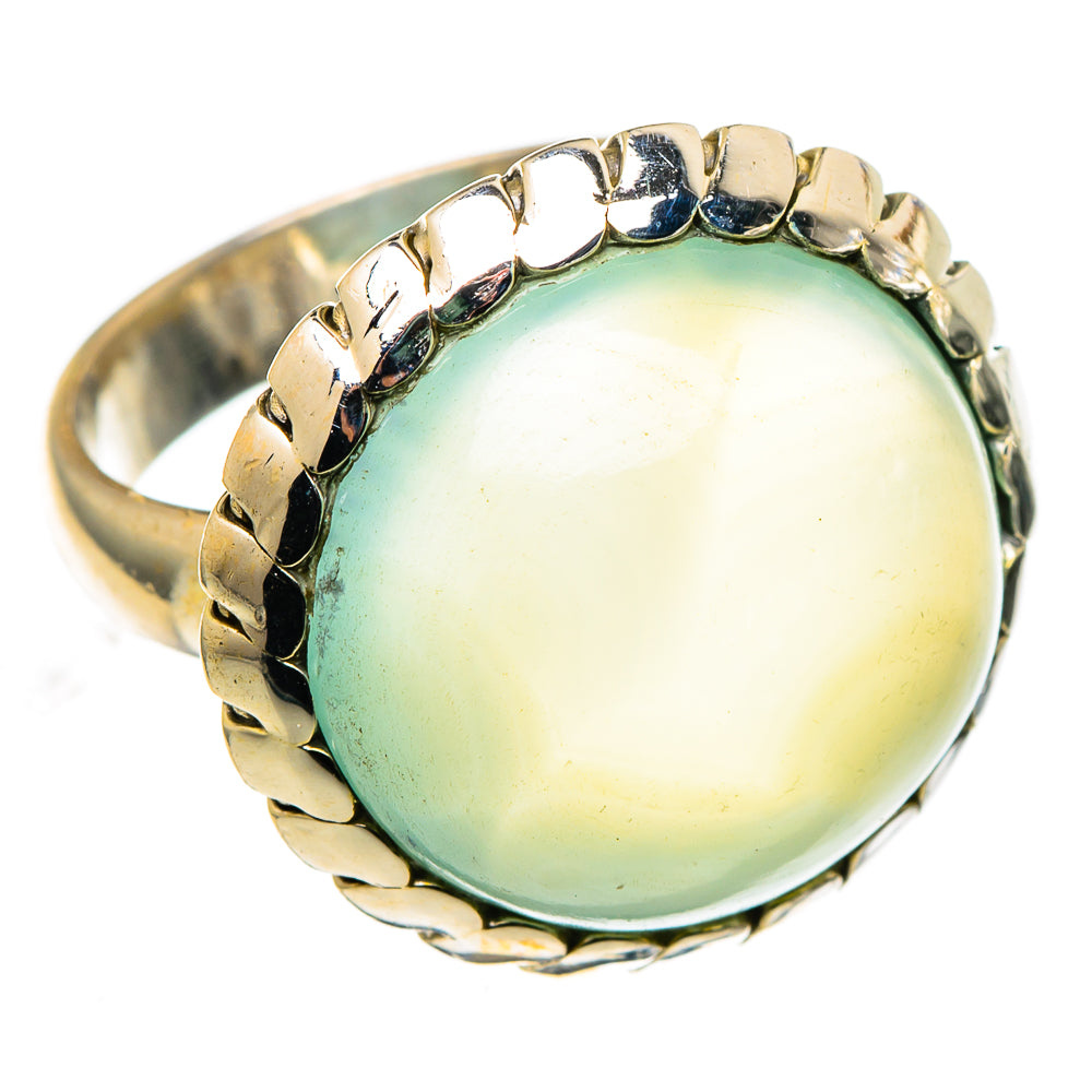 Prehnite Rings handcrafted by Anasilvercos - RING99717