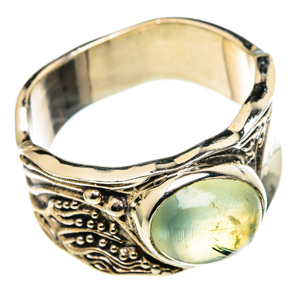 Prehnite Rings handcrafted by Anasilvercos - RING99719
