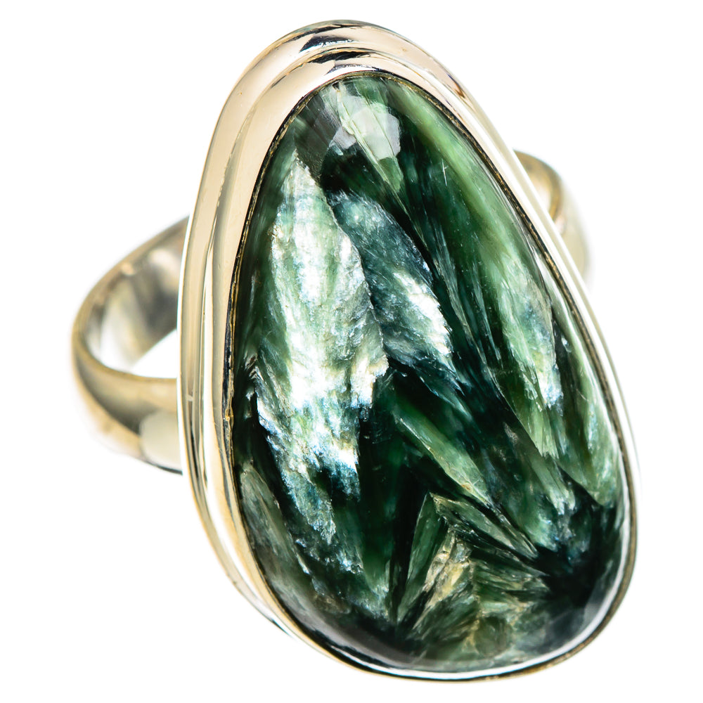 Seraphinite Rings handcrafted by Anasilvercos - RING99721