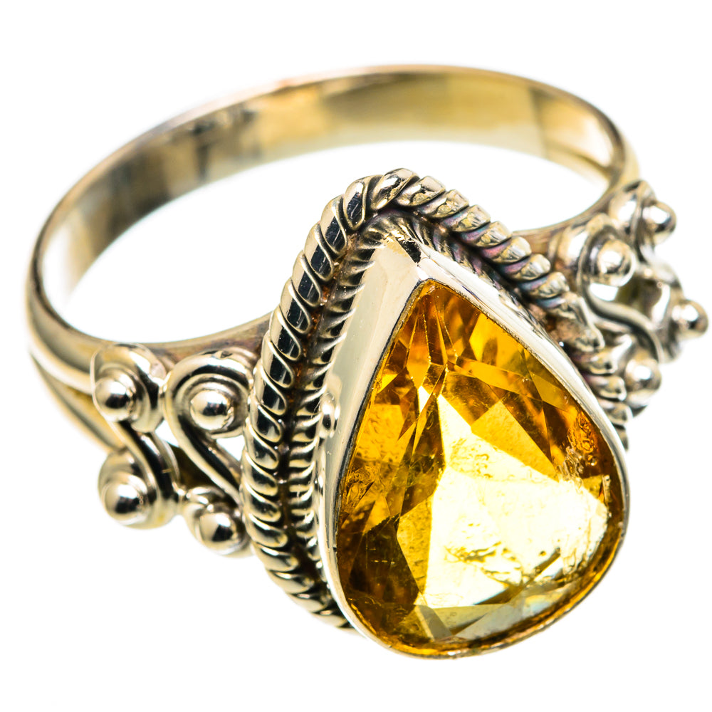 Citrine Rings handcrafted by Anasilvercos - RING99725