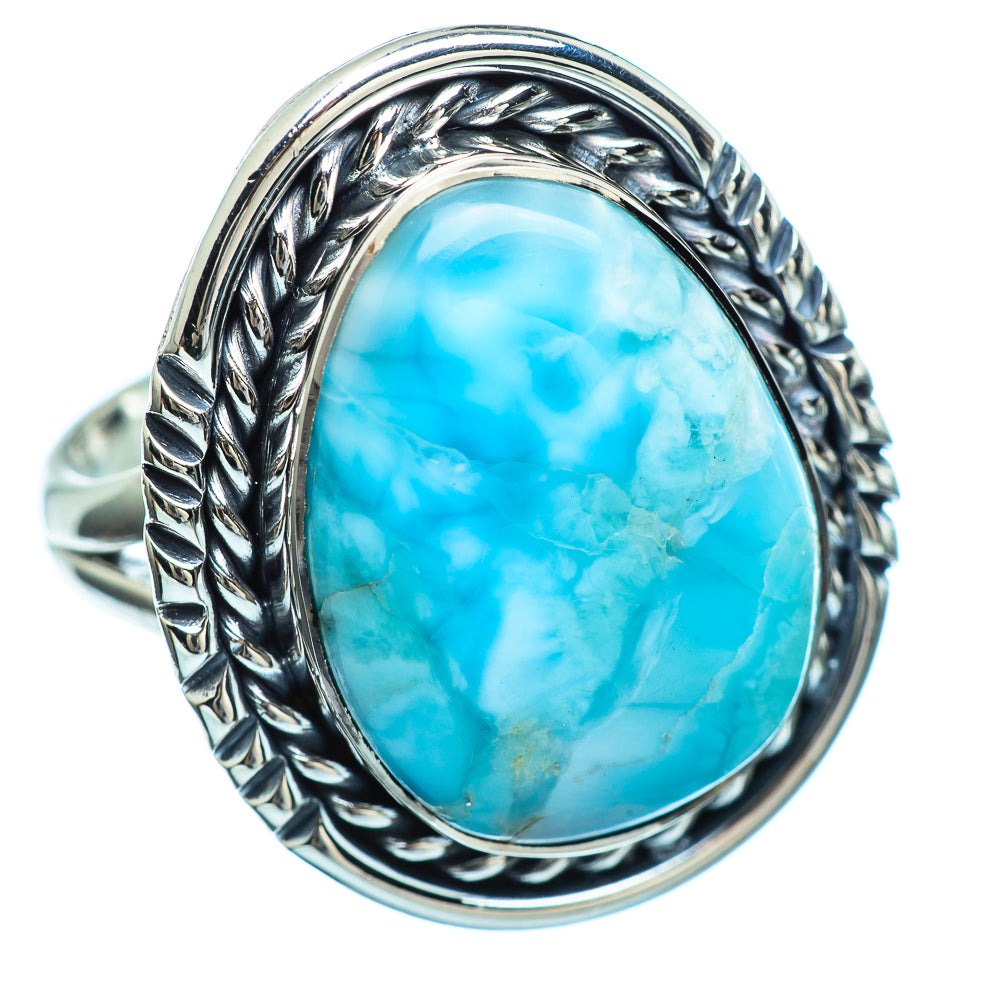 Larimar Rings handcrafted by Anasilvercos - RING997285