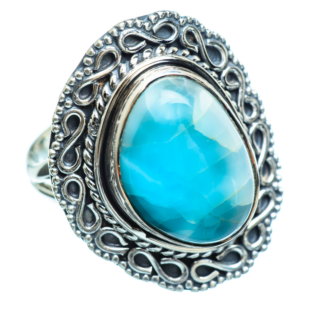 Larimar Rings handcrafted by Anasilvercos - RING997329