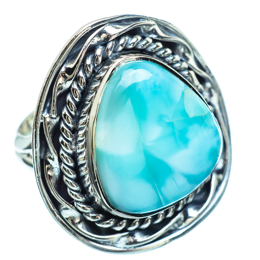 Larimar Rings handcrafted by Anasilvercos - RING997364