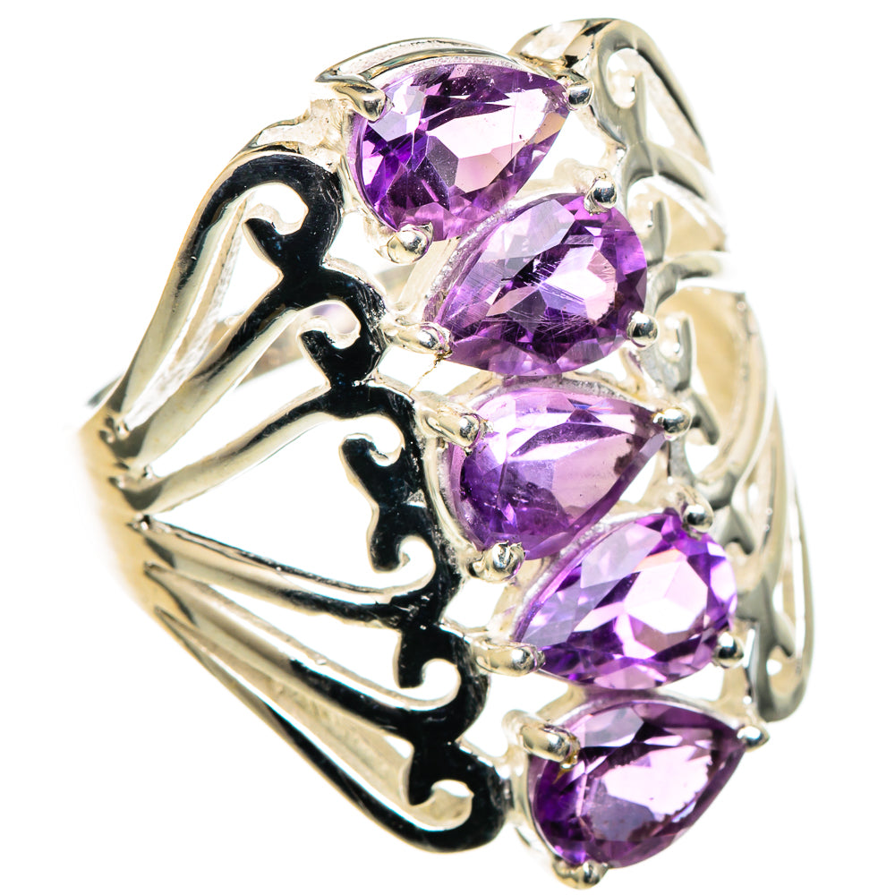 Amethyst Rings handcrafted by Anasilvercos - RING99742