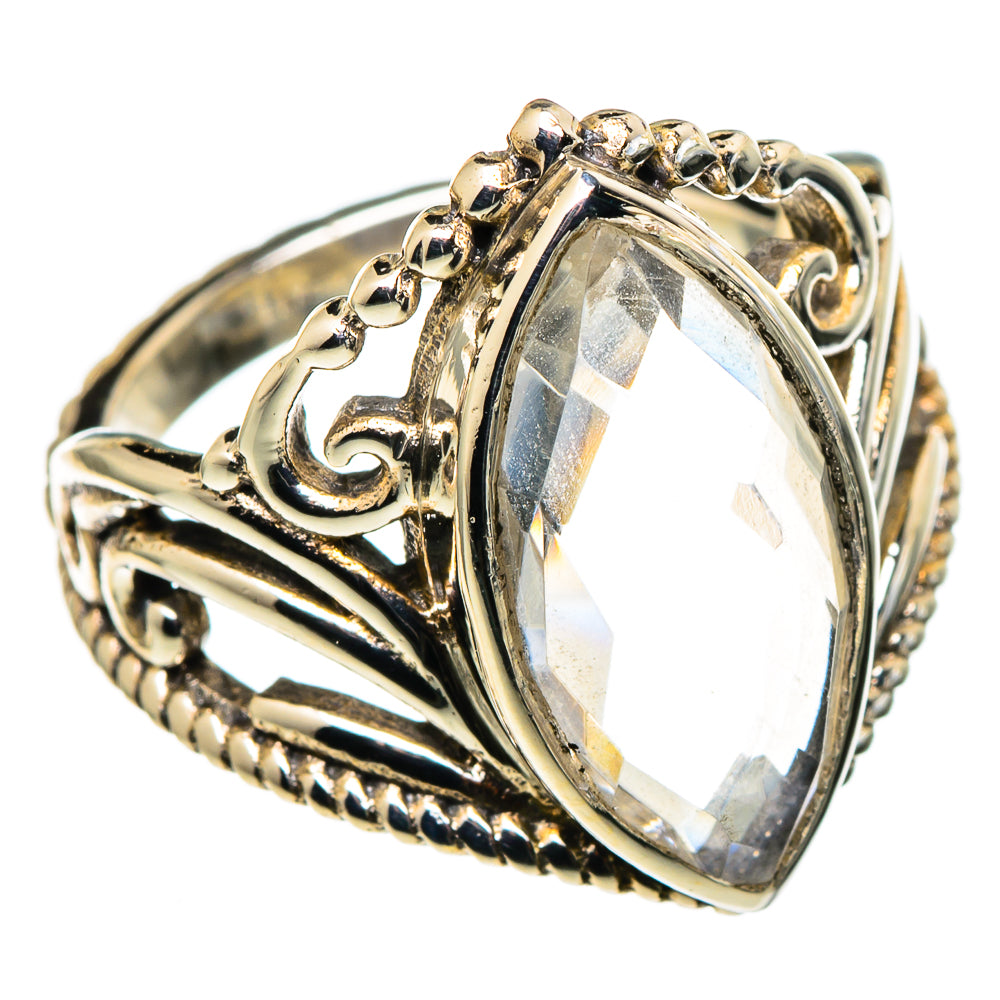 White Quartz Rings handcrafted by Anasilvercos - RING99745