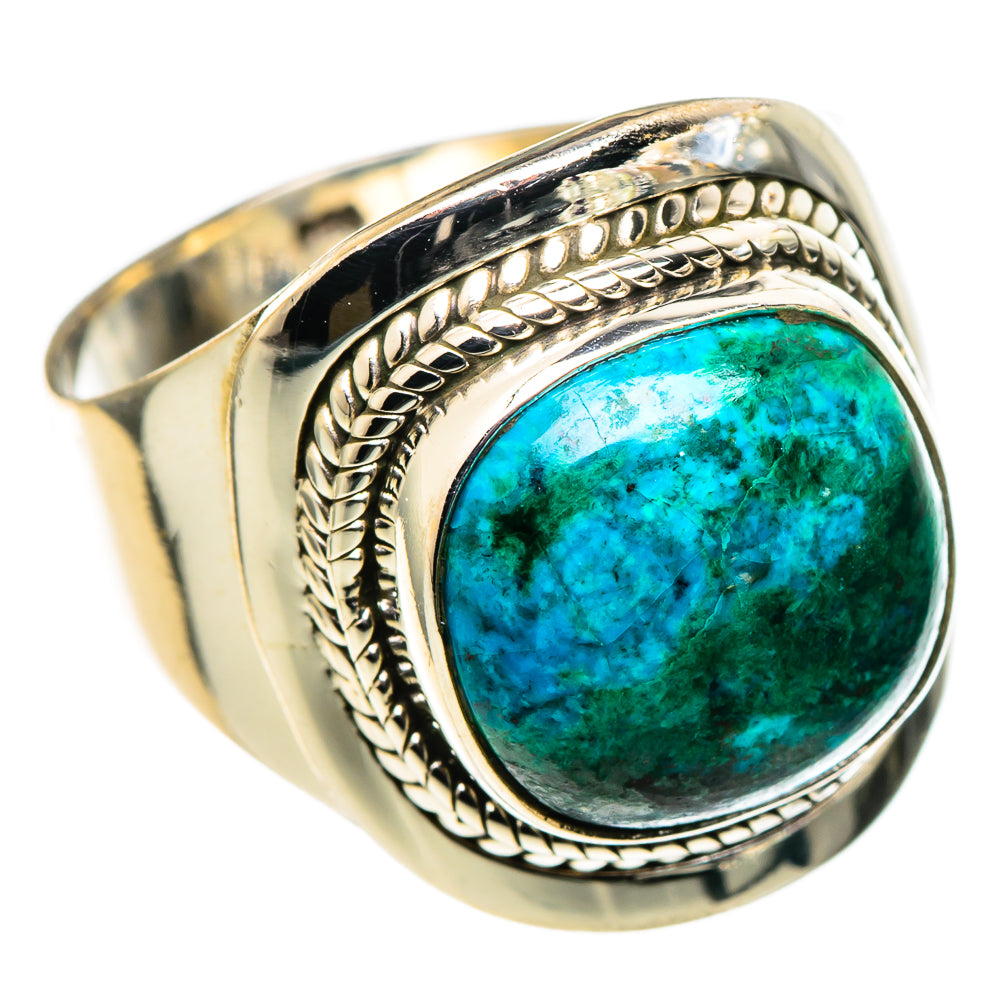 Chrysocolla Rings handcrafted by Anasilvercos - RING99748
