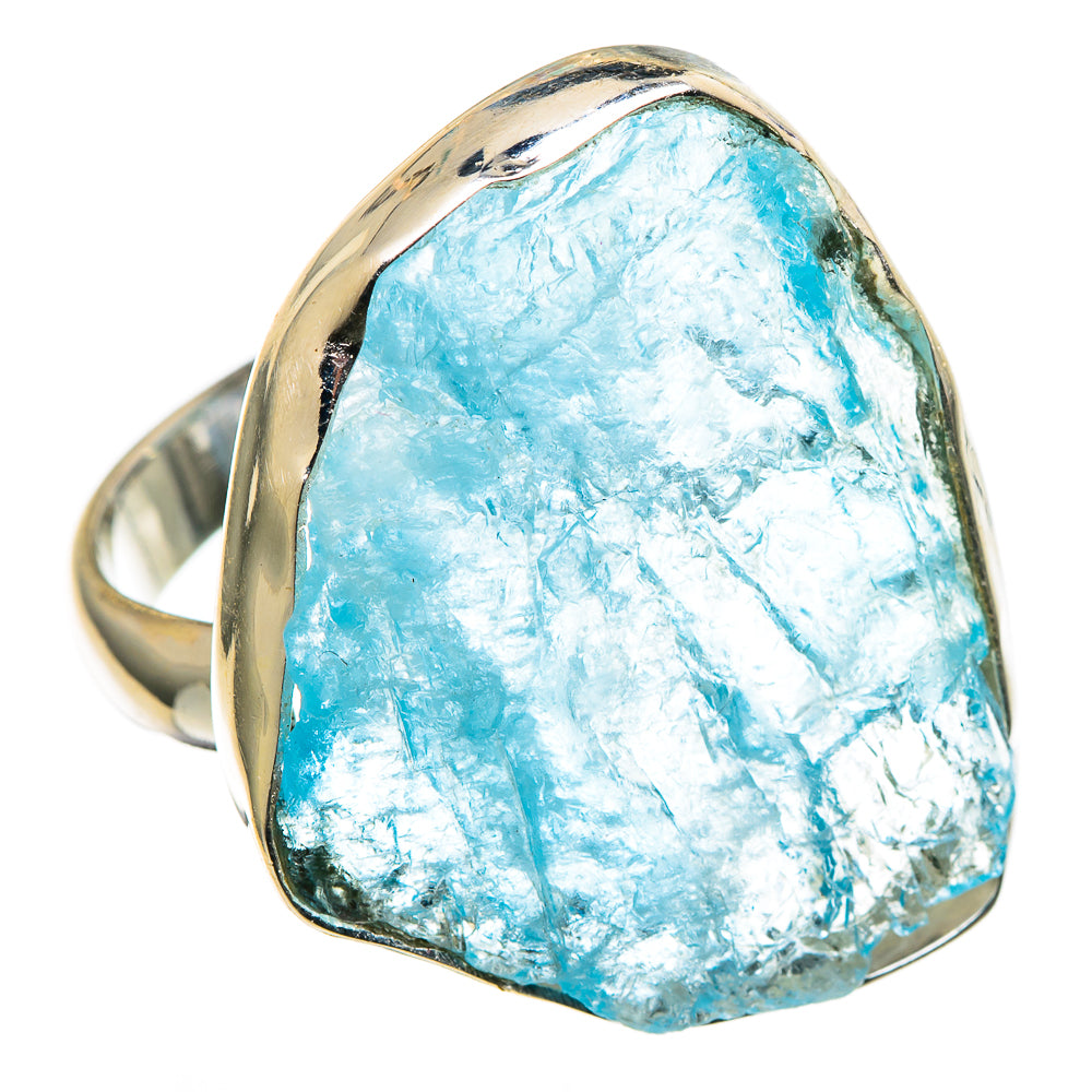 Aquamarine Rings handcrafted by Anasilvercos - RING99751