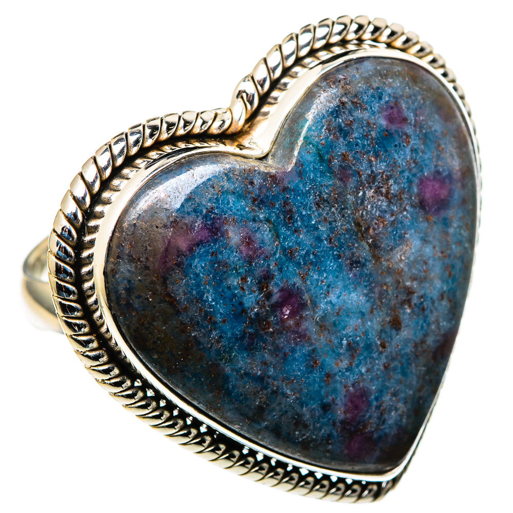 Ruby Fuchsite Rings handcrafted by Anasilvercos - RING99752