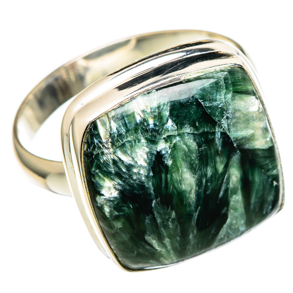Seraphinite Rings handcrafted by Anasilvercos - RING99758