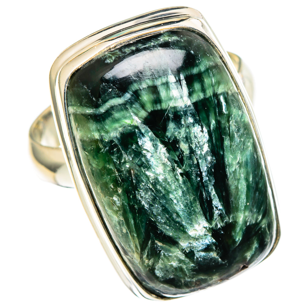 Seraphinite Rings handcrafted by Anasilvercos - RING99763 - Photo 2