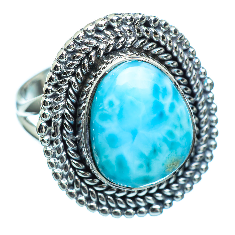 Larimar Rings handcrafted by Anasilvercos - RING997645