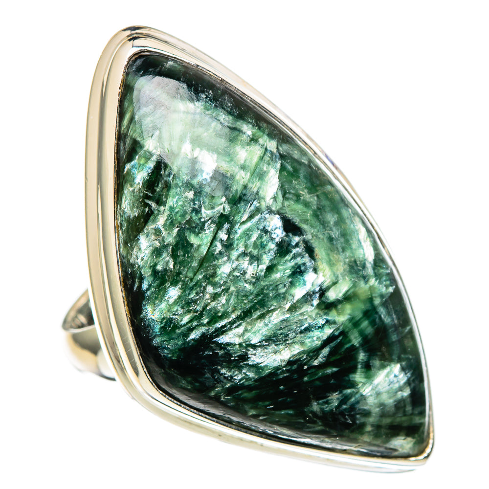 Seraphinite Rings handcrafted by Anasilvercos - RING99765