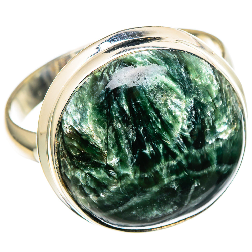 Seraphinite Rings handcrafted by Anasilvercos - RING99766