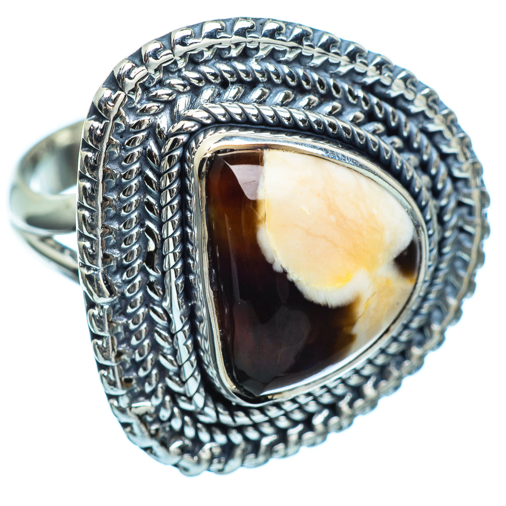 Peanut Wood Jasper Rings handcrafted by Anasilvercos - RING997671