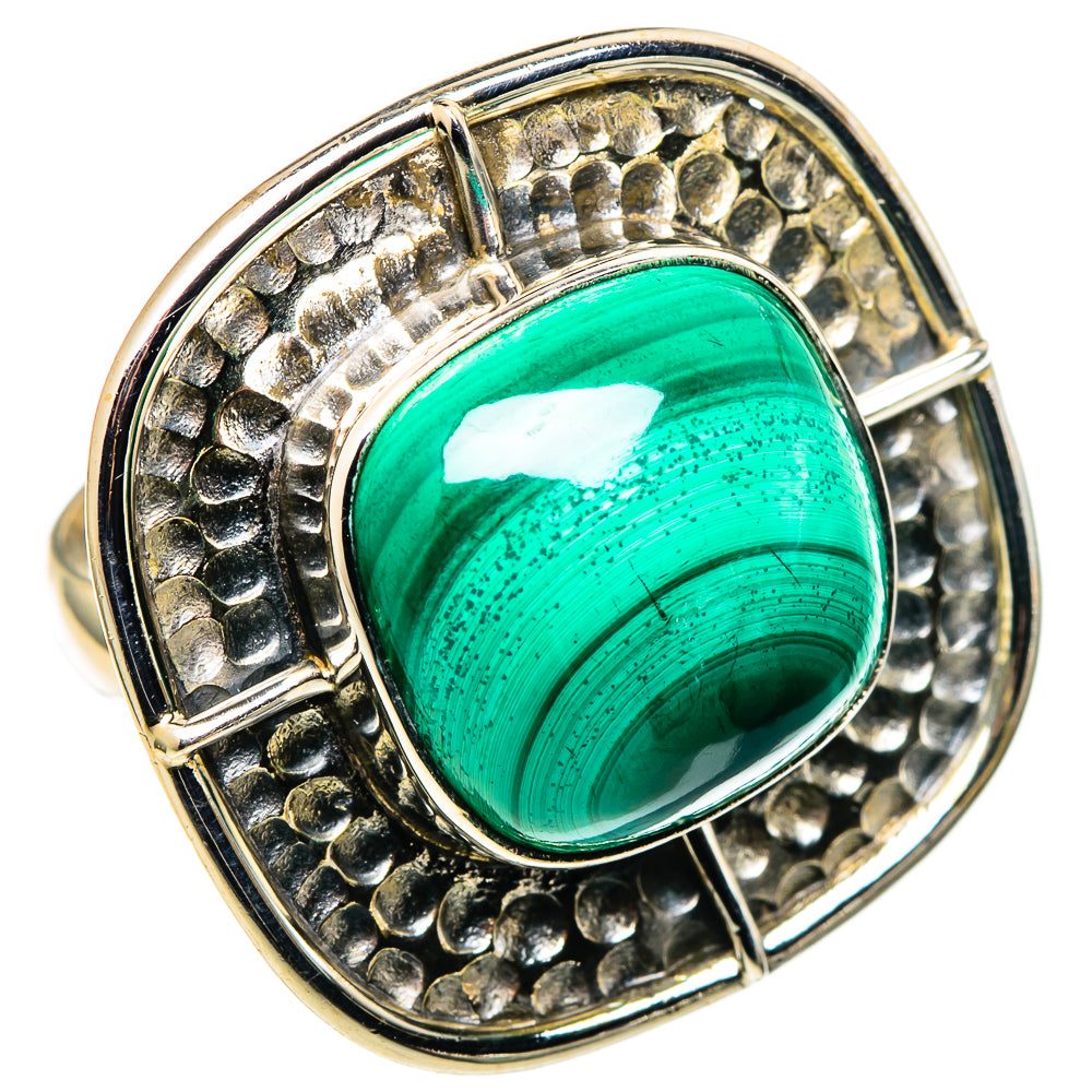 Malachite Rings handcrafted by Anasilvercos - RING99767