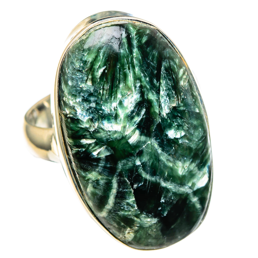 Seraphinite Rings handcrafted by Anasilvercos - RING99768 - Photo 2