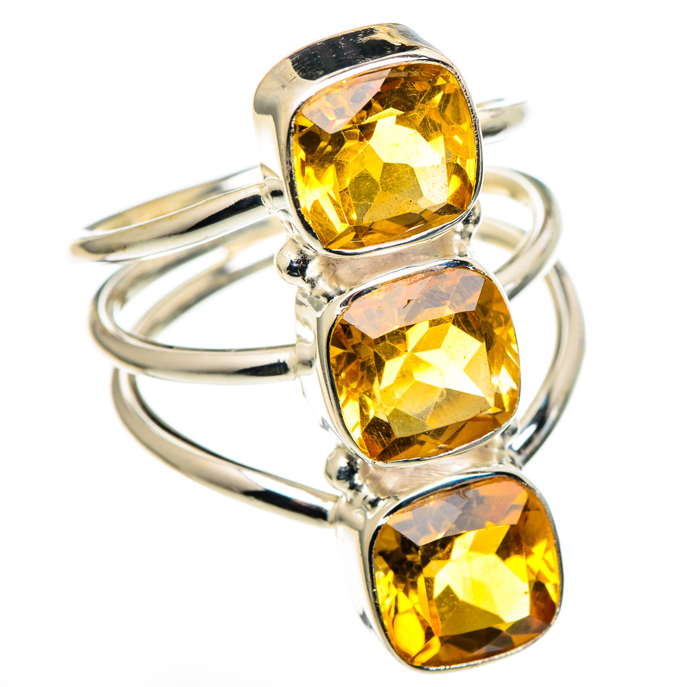 Citrine Rings handcrafted by Anasilvercos - RING99773