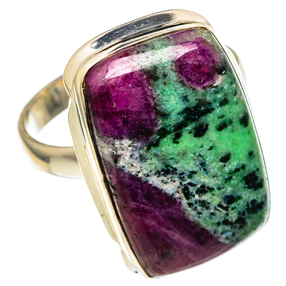 Ruby Zoisite Rings handcrafted by Anasilvercos - RING99790